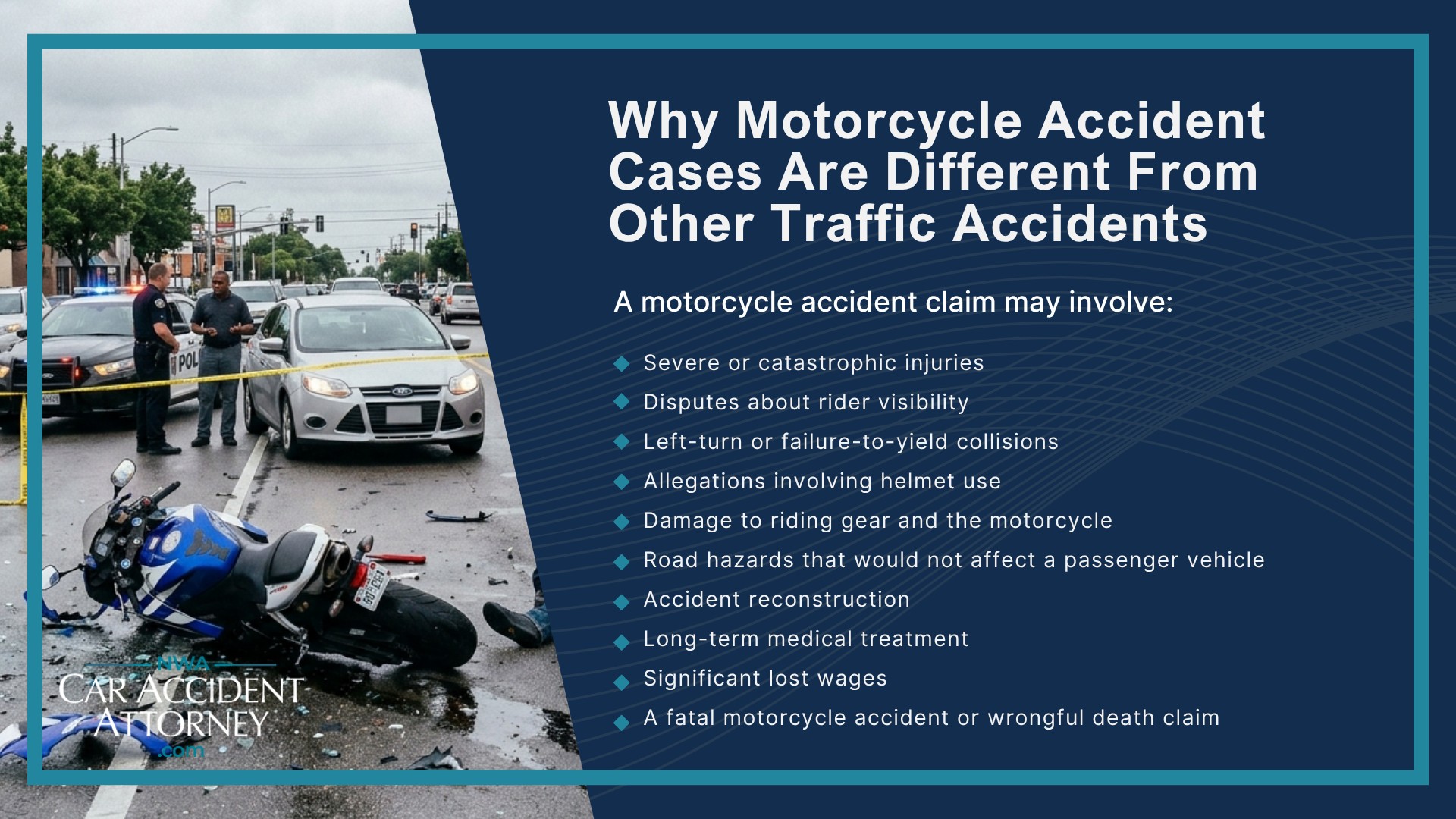Why Motorcycle Accident Cases Are Different From Other Traffic Accidents